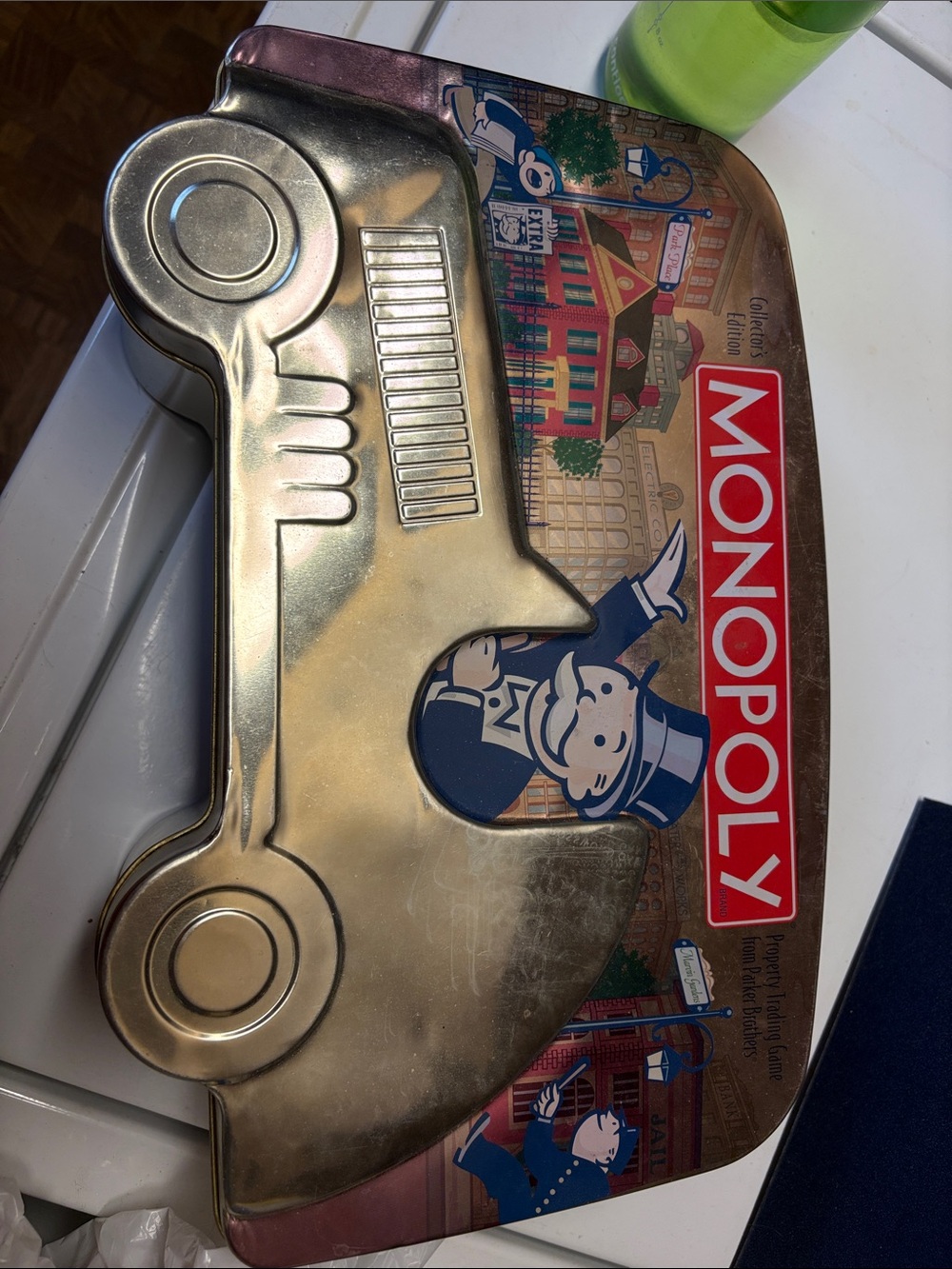 Monopoly Collector's Edition Metal Tin - Gold Car Design